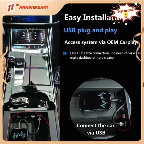 Carplay Upgrade For Lexus for Toyota for Mazda for Dodge for Suzuki Radio Android Auto USB Apple Wireless Box Car Multimedia
