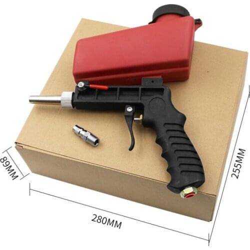 90psi Portable Gravity Sandblasting Gun Pneumatic Small Sand Blasting spray gun Adjustable Pneumatic Sandblaster
