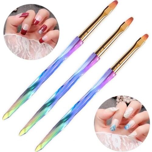 Nail Art Pen Flexible Brush Multiple Functions Plastic High Quality Ergonomics Pen Liner UV Gel Extension Builder Drawing Tool