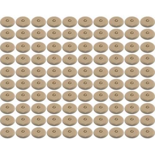 100pcs/lot Beige Universal Plastic Retainer Clip Seat Belt Stopper Buckle for Car Vehicle