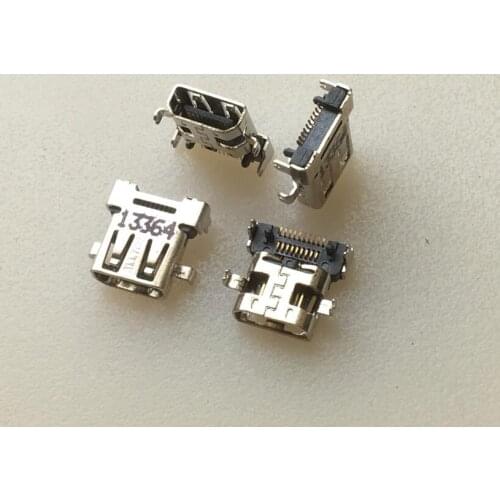 3pcs) New micro HDMI female HD socket 19p gold-plated patch pin small HDMI