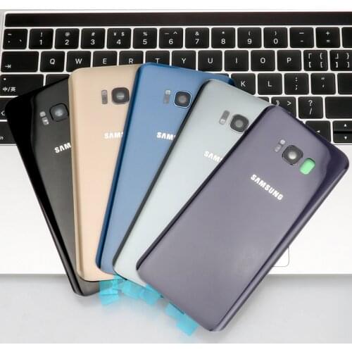 6.2" For SAMSUNG Galaxy S8 PLUS G955F Back Battery Cover Door Rear Glass Housing Case Replace For SAMSUNG S8 plus Battery Cover