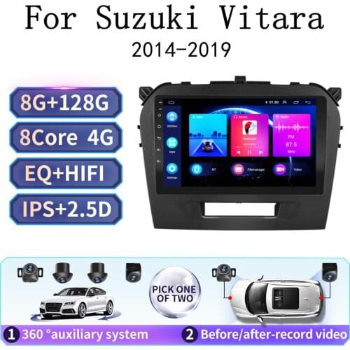 For Suzuki Vitrara Android 2015 2016 2017 2018 2019 Car Radio Multimedia Video Player Navigation Gps car android 9.0 no dvd 2din