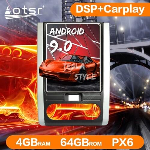 Android 9.0 Tesla Style HD Car Radio GPS Navigation For NISSAN X-TRAIL Qashqai 2007-2014 Auto Stereo Multimedia Player Head Unit