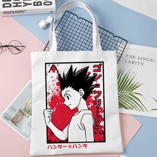 Hunter x Hunter shopping bag bolso jute bag shopper tote recycle bag bolsa bag foldable bolsa compra custom