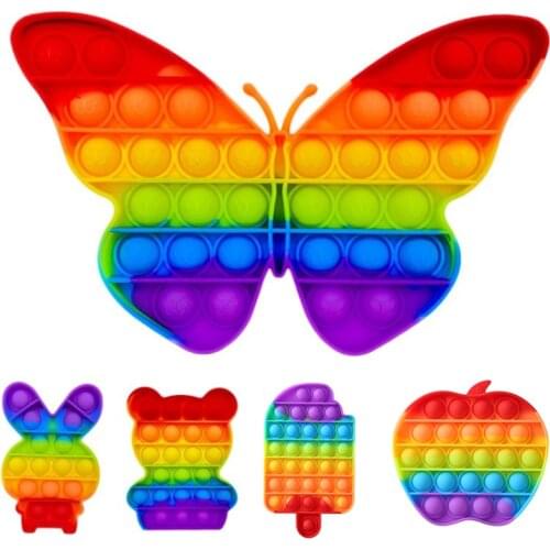 Push Bubble Fidget Antistress Toy Fidget Needs Squish Adult Child Funny Anti-stress Fidget Stress Reliver Toys Soft Board Game