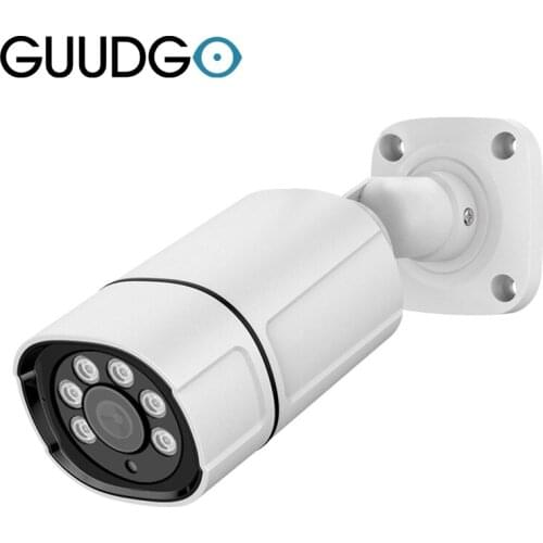 GUUDGO 1080P 4MP 5MP PoE IP Camera PoE Night Vision H.265 Smart Home Security Camera Video CCTV Surveillance Cameras for NVR