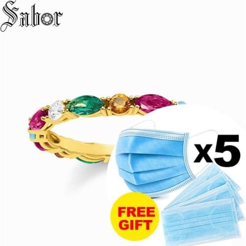 Golden color Colourful Stones Ring,Female Bohemia Fashion Good Jewelry For Women,2020 Gift jewellery thomas