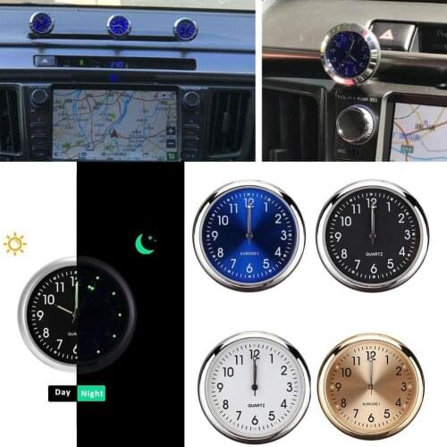 Mini Quartz Pocket Small Luminous Analog Watch Stick Styling Boat On Car Interior Clock Clip Watch Bike For Car Air Clock F5Y2