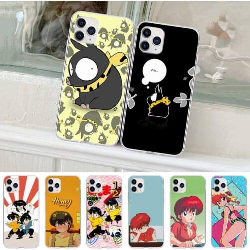 Cartoon Ranma 1 2 Phone Case For Samsung Galaxy A51 A71 S20 S10e S8 S7 S9 S10 Plus Transparent Cover