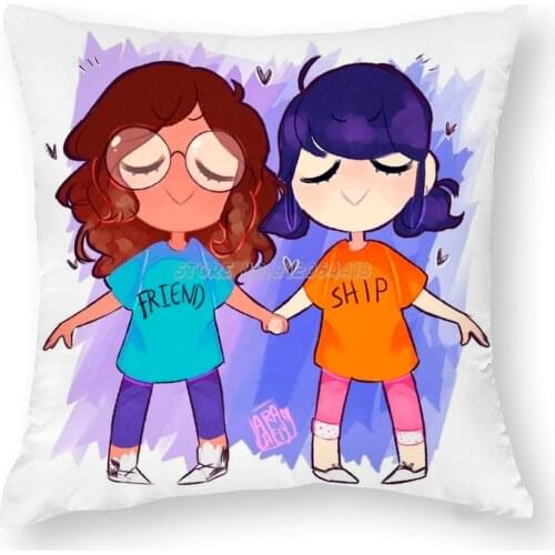 Alya & Marinette Pillow Case Cushions for Living Room Sofa Cushion Covers Decorative Throw Pillow Cover Lb Marinette Alya