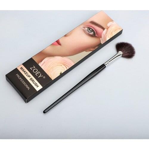 New 2021 Large fan shape blush brush powder makeup beauty tool single foundation highlight pinceis de maquiagem