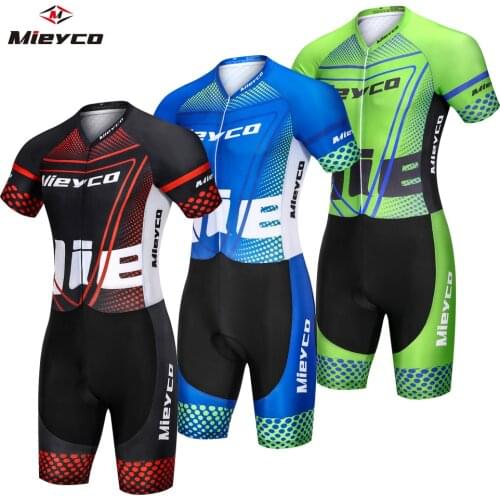 Triathlon Skinsuit Men Bicycle Triathlon Suit Bike Custom Clothing Cycling Sets Speedsuit Short Sleeve Road Cycle Body Set