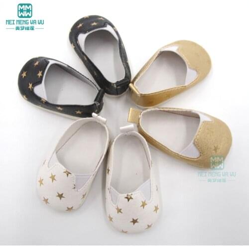 7cm mini doll shoes white sports boots for 43 cm new born doll and 45cm American doll accessories