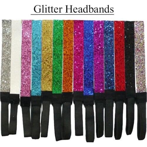 Wholesale Lot 1000 Glitter Headbands Sports Teams Pack Fashion Sparkly lot