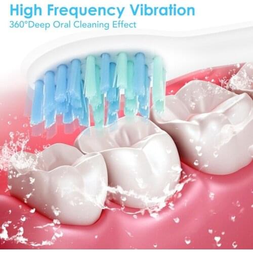 Rechargeable Waterproof Electric Toothbrush Five-speed Adjustable Tooth Cleaner Household Adult Couple Soft Hair Toothbrush