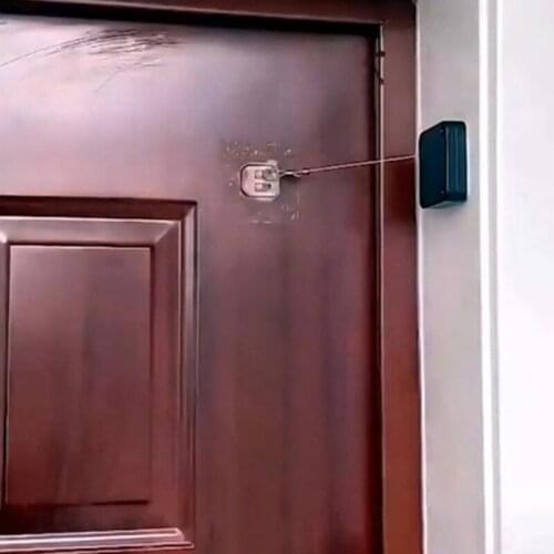 Punch-free Automatic Sensor Door Closer Drawstring Square Retractable Cable Box Bracket Door Automatic Closer Home