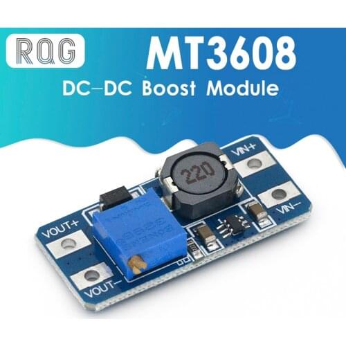 MT3608 DC-DC Step Up Converter Booster Power Supply Module Boost Step-up Board MAX output 28V 2A for arduino