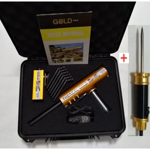 The Professional Real AKS Long Range Gold Detector 6 Antennas with Filter for Silver Gem Diamond Include Plastic Case