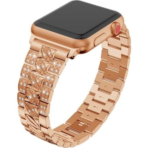 Pulseira for Apple Watch Band ремешок 38mm 40mm 42mm 44mm Series 5 4 3 2 Bling Replacement Bracelet for iWatch Band Strap correa