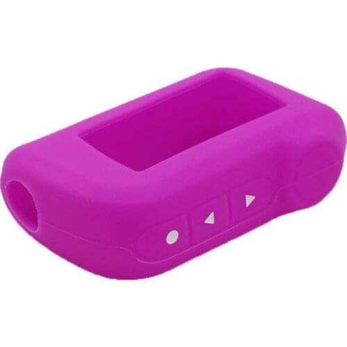 Silicone Key Case Skin For StarLine А4 A6 A8 A9 V5 24V Russian Two Way Car Alarm Keychain LCD Transmitter Remote Control Cover