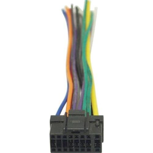 Universal 16Pin (14 Pins Available) Power Horn Wire DVD/CD Cable Audio and Video Modified Tail Line Car Accessories