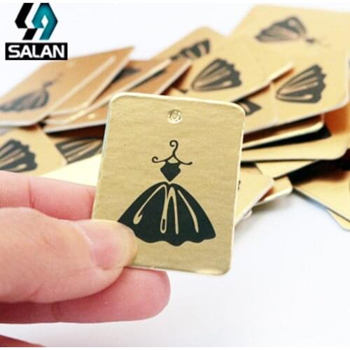 Spot women 's children' s clothing tag goods clothing labels gold princess skirt small tag clothing tag - made