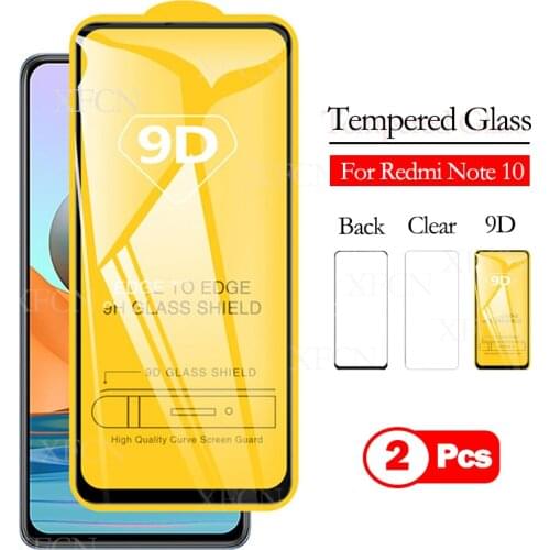 2Pcs For Redmi note 10 s Glass Phone Premium Screen Protector Film For xiaomi redmi note 10pro max Note10S Protective Film Sheet
