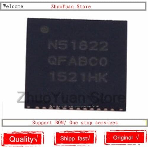 10PCS/lot NRF51822-QFAB NRF51822 NRF51822-QFAB-R QFN New original IC chip