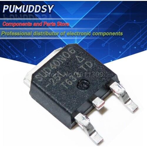 10PCS SUD40N06-25L 40N06 TO252 SUD40N06 40N TO-252