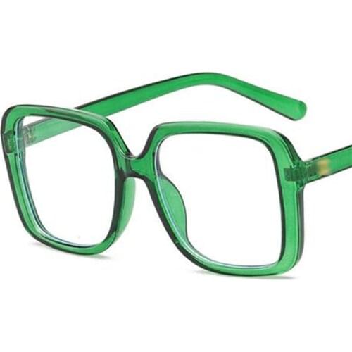 10P Fashion Anti-Blue Glasses Women & Men Optical Eyewear Square Spectacles Oversize Frame Eyeglasses