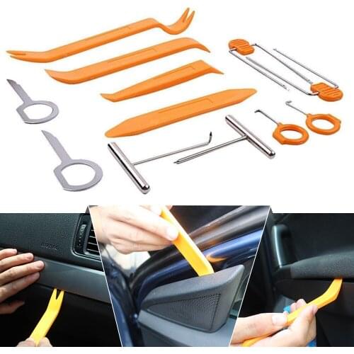 Pack of 12 Opening Pry Tool Repair Kit for Car Auto Radio Stereo Door Clip Panel Trim
