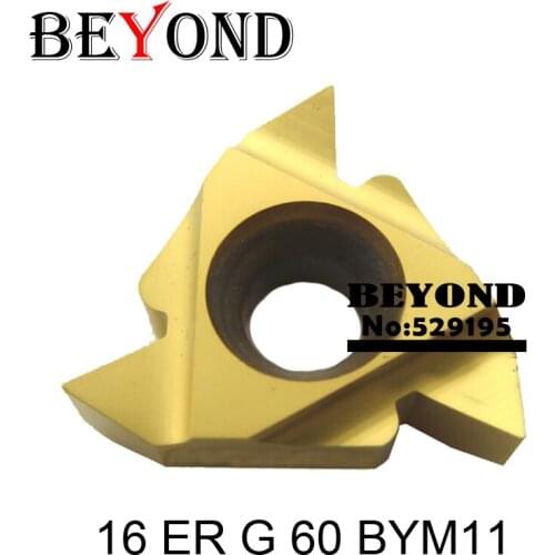 16 ER G 60 BYM11,Indexable Tungsten Carbide Threading Lathe Inserts for Threaded Lathe Holder,thread turning tool holders
