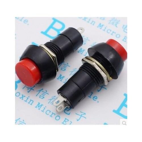 20Pcs/Lot Red Pbs-11B Lock-Free Button Switch Pbs-305B Normally Open Button 12Mm Button Switch Reset