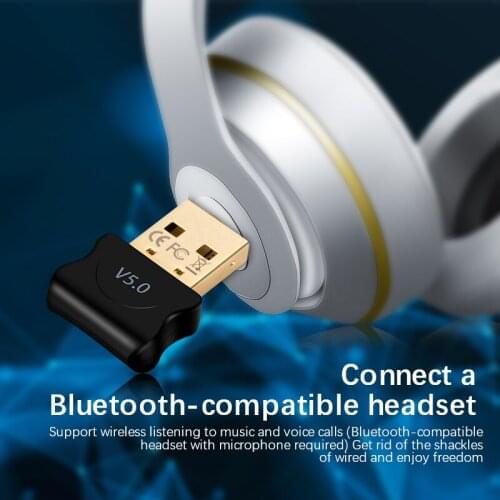 5.0 Bluetooth-compatible Adapter USB Transmitter For Pc Computer Receptor Laptop Earphone Audio Printer Data Dongle Receiver