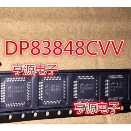 5pcs DP83848CVV DP83848VV DP83848IVV TQFP-48