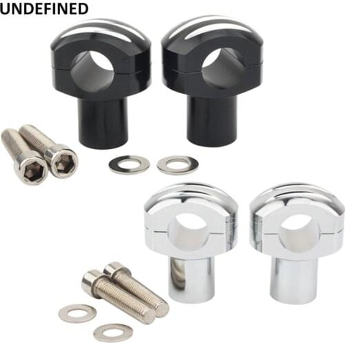 1" 25mm Motorcycle Handlebar Clamp CNC Aluminum Handlebar Riser Clamps Mount Kits For Yamaha Kawasaki Suzuki VL1500 VT1300CT CBR