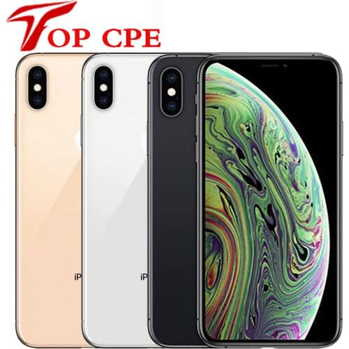 Apple iPhone XS 5.8" Retina OLED Display 4G LTE 2658mAh A12 Bionic Chip 4G RAM 64GB/256GB/512GB ROM Original Unlocked Used Phone