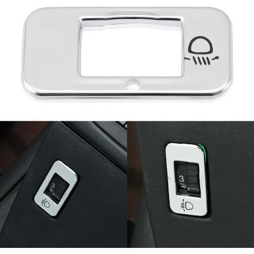 Car Styling For peugeot 3008 2008 208 301 2014 2015 2016 ABS Chrome Headlight adjustment knob switch sequin cover sticker case