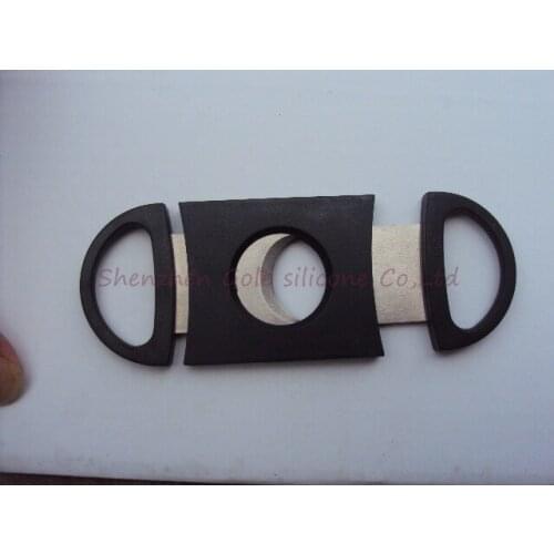 Free Shipping DHL/FEDEX Wholesale 50pcs/lots Very Nice Pocket Stainless Steel Cigar Cutter Knife Double Blades