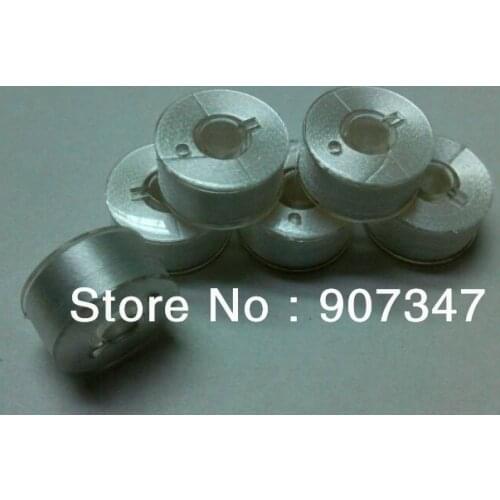 Free shipping Class 15/ style A plastic sided prewound bobbins for joname embroidery machine 144pcs white color