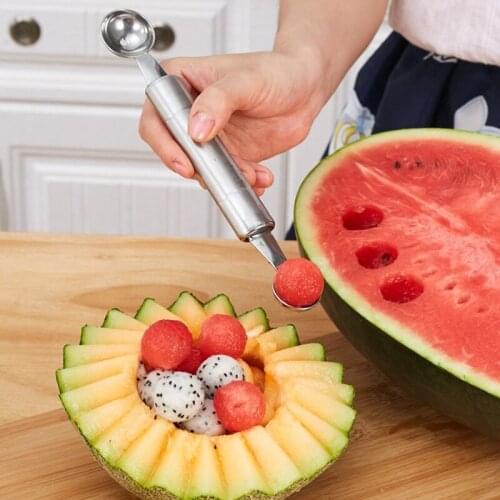 Fruit Digger Melon Scoops Ballers Watermelon Pulp Grapefruit Spoon Carving Knife Corers Splitters Graters Cutter Kitchen Gadgets