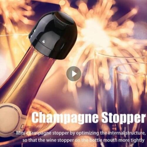 Leak Proof Sealing Wine Bottle Cap High Quality Stopper Silicone Champagne Stopper Vacuum Retain Freshness Wine Plug Bar Tools