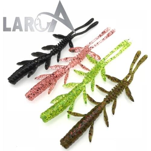 Artificial Soft bait 4 pair of arms natural lure 3.2in10pcs/bag