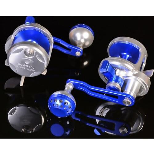 Raft Metal Raft Fishing Wheel Fly Fishing Wheel One-way Slow Rocking Iron Drum Wheel DGWS400 Right Hand Bearings 12BB