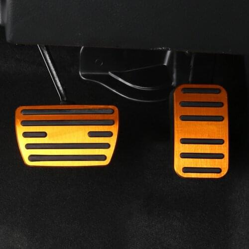 Aluminum alloy Car Styling Accelerator Gas Pedal Brake Pedal Cover Non Slip Pad AT For Honda CRV CR-V 2017 2018 2019 Accessories