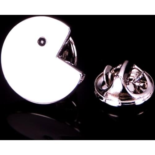 Summer new high quality brass material silver bean eater Brooch mens Lapel Pin fashion style hat scarf backpack badge