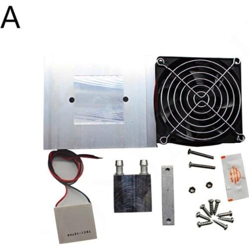 Semiconductor electronic refrigeration chip cooler Small 12v home homemade fish tank cooling chiller system kit