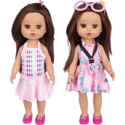 14 Inch Newborn Reborn Baby Doll and Clothes Set Washable Realistic Silicone Baby Dolls with Fashion Clothes-Best Gift for Kids