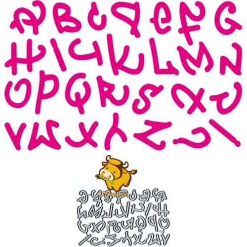 Special Letters Metal Cutting Dies Stencil Template For DIY Scrapbooking Embossing Paper Cards Album Making Craft Dies Cut New